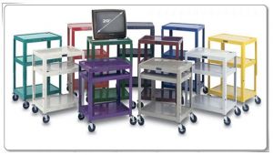 Color Metal Salon Carts