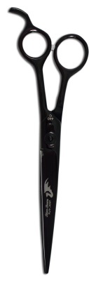 Professional Hair Shear, Hair Thinning Scissors Hairdressing Shears Stainless Steel Hair Cutting Scissors- Curved Black 