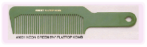 Professional Krest Flattop Comb - Black - 8¾