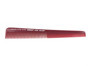 Krest Barber Comb - #50 Goldilocks - Burgundy 