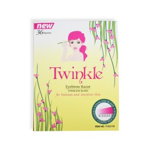 TAIZE - Twinkle - Eyebrow Razor - Stainless Steel Blade with Cover 